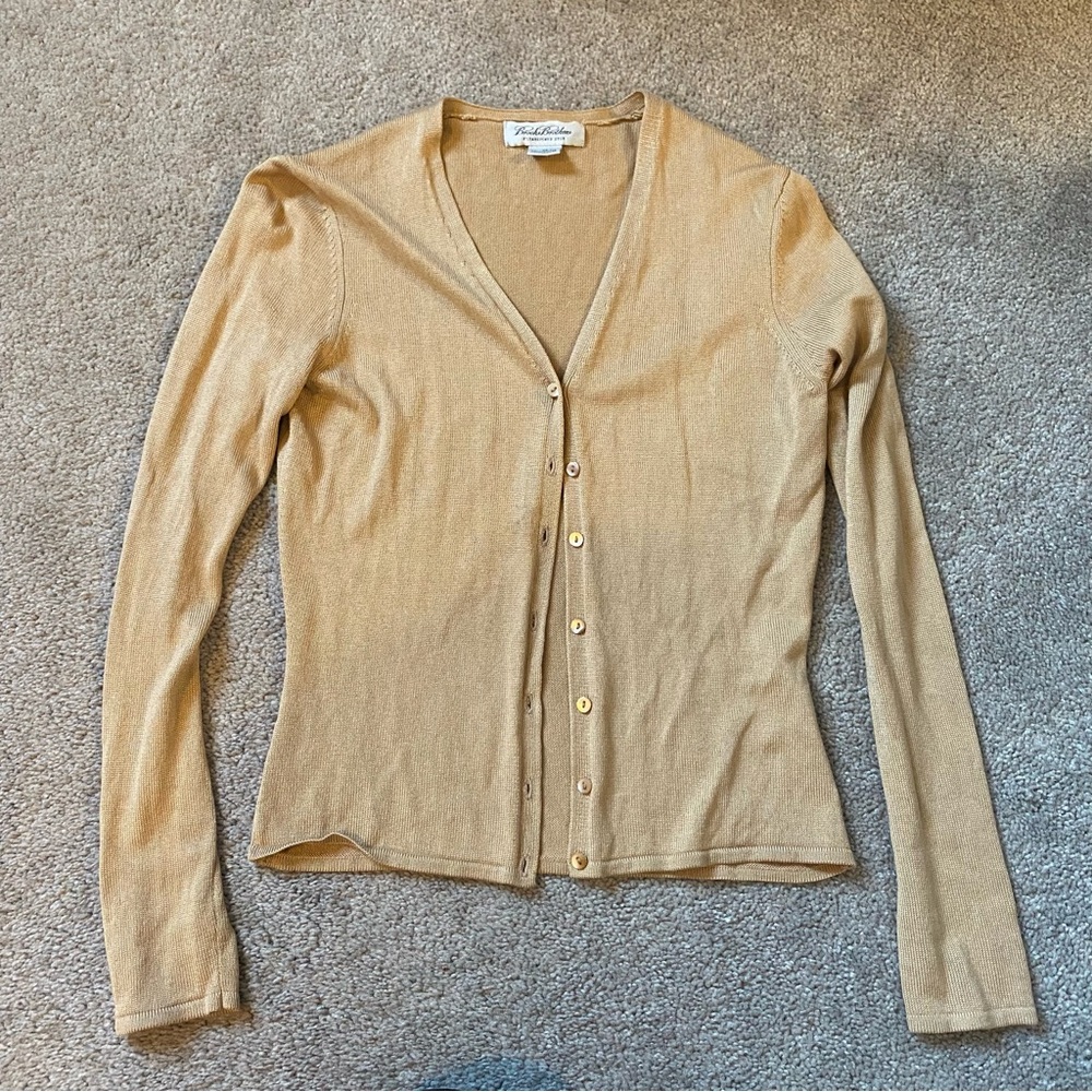 Brooks brothers silk/cashmere cardigan
